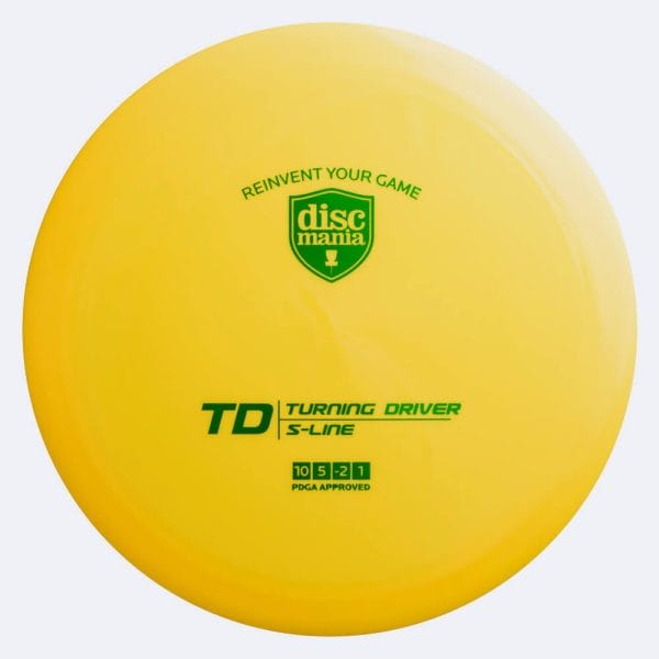Discmania TD in gelb, im S-Line Kunststoff und ohne Spezialeffekt