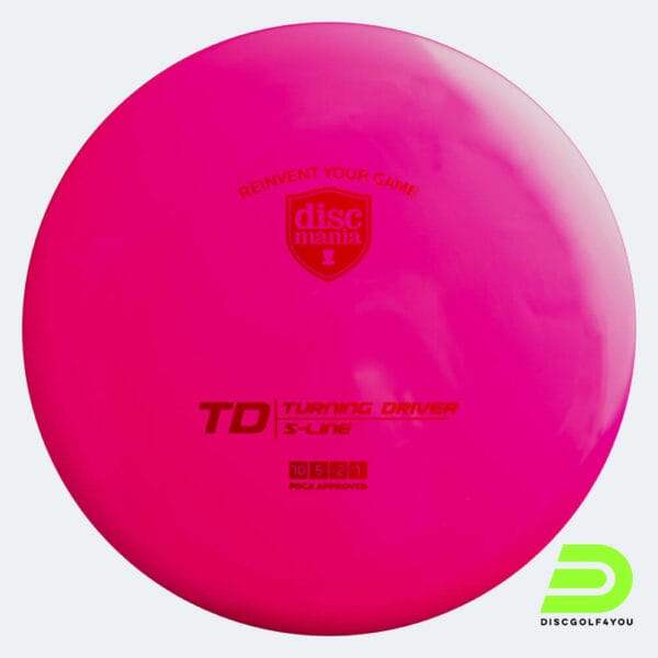 Discmania TD in pink, s-line plastic