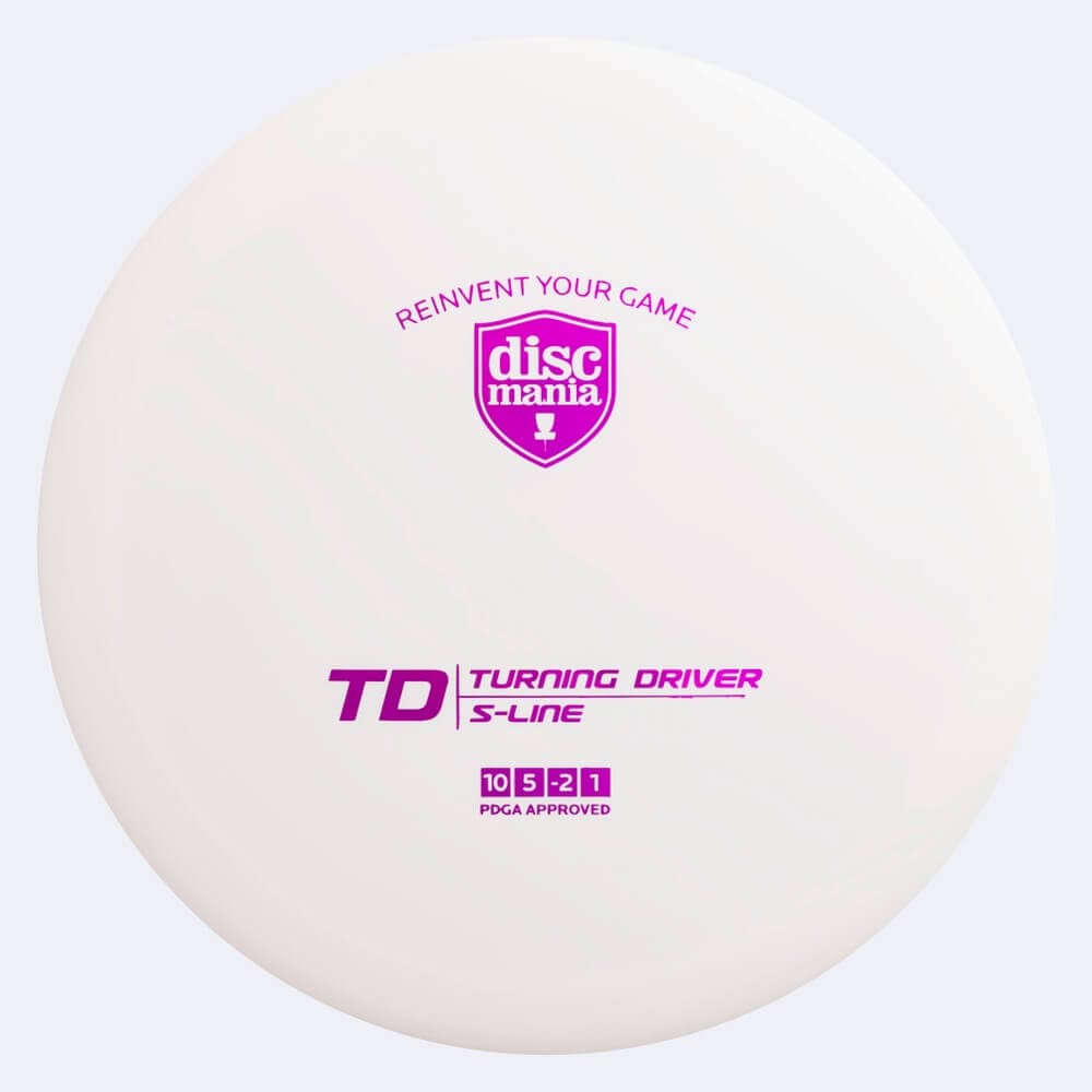 Discmania TD in white, s-line plastic