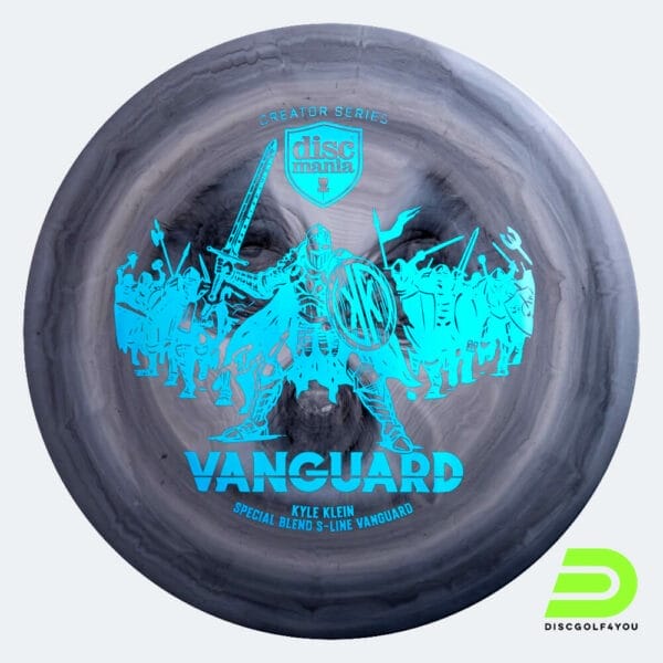 Discmania Vanguard Kyle Klein Creator Series in grau, im S-Line Special Blend Kunststoff und burst Spezialeffekt