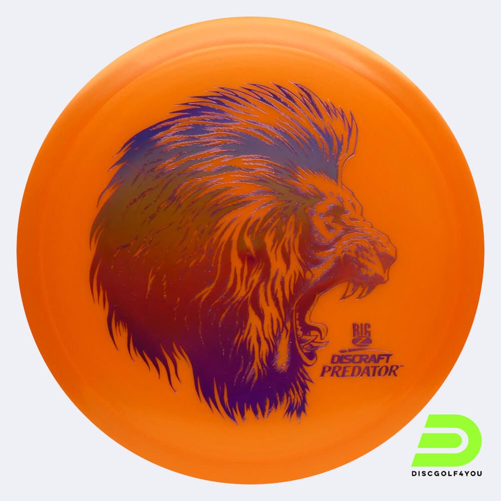 discraft predator in orange, im big z kunststoff und ohne spezialeffekt Discraft Predator in orange, im Big Z Kunststoff und ohne Spezialeffekt
