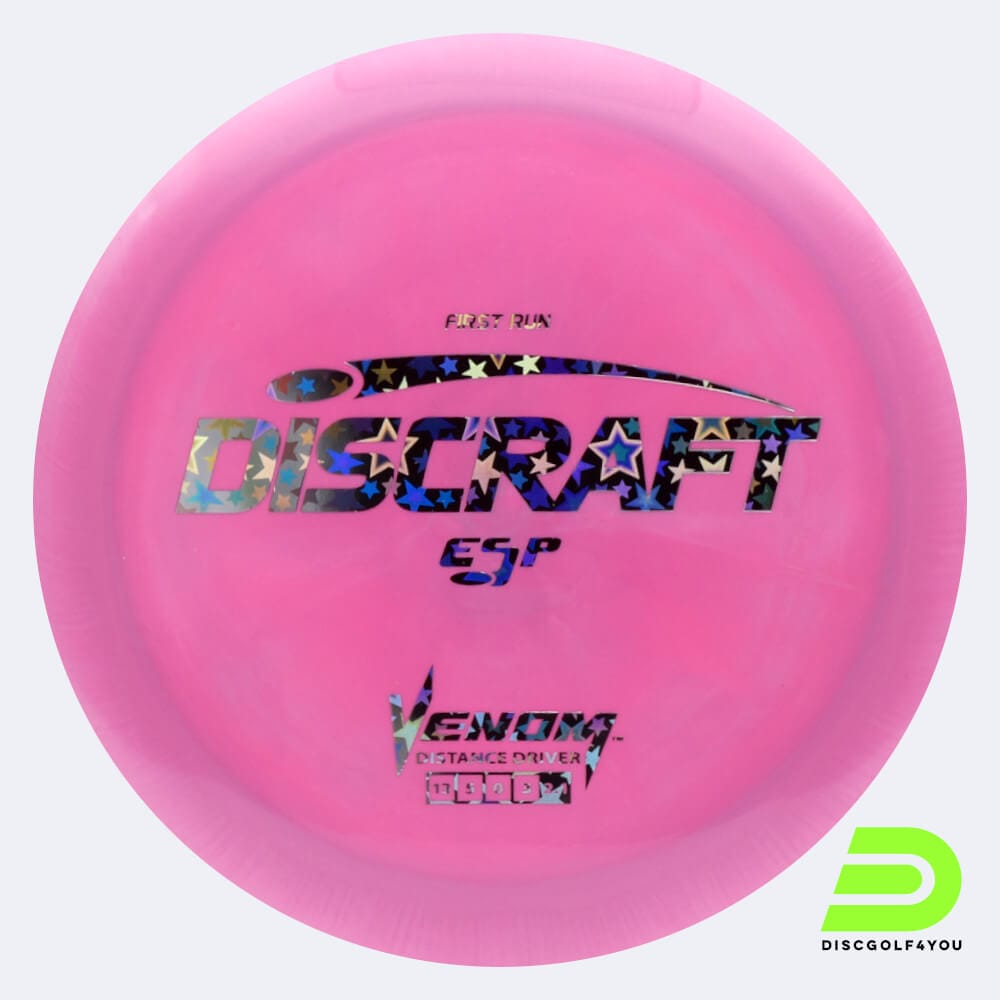 Discraft Venom in pink, esp plastic and first run effect