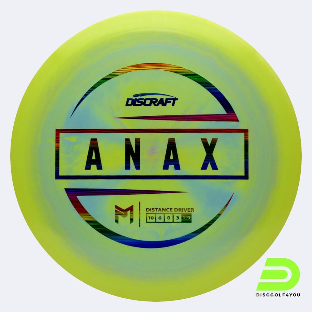 Discraft Anax - Paul McBeth Signature Series in hellgrün, im ESP Kunststoff und burst Spezialeffekt