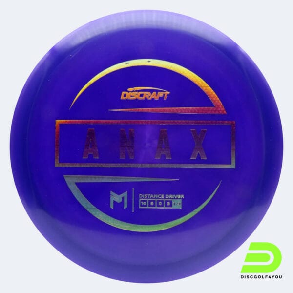 Discraft Anax - Paul McBeth Signature Series in violett, im ESP Kunststoff und burst Spezialeffekt