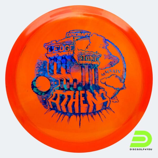 Discraft Athena Ledgestone 2024 Edition in orange, im Z Swirl Kunststoff und ohne Spezialeffekt