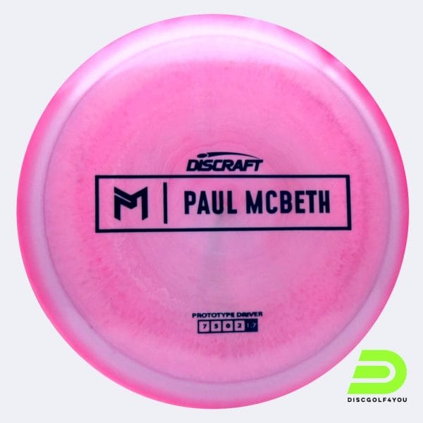 Discraft Athena in pink, esp plastic and prototype effect