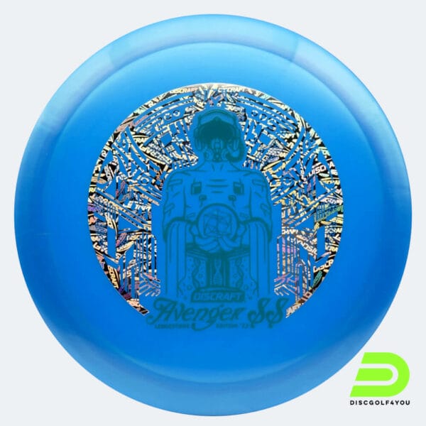 Discraft Avenger SS 2023 Ledgestone Edition in blau, im Big Z Kunststoff und ohne Spezialeffekt