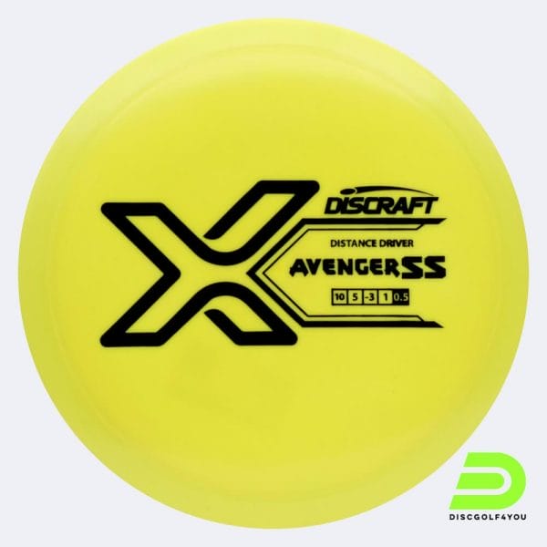 Discraft Avenger SS in yellow, x-line plastic