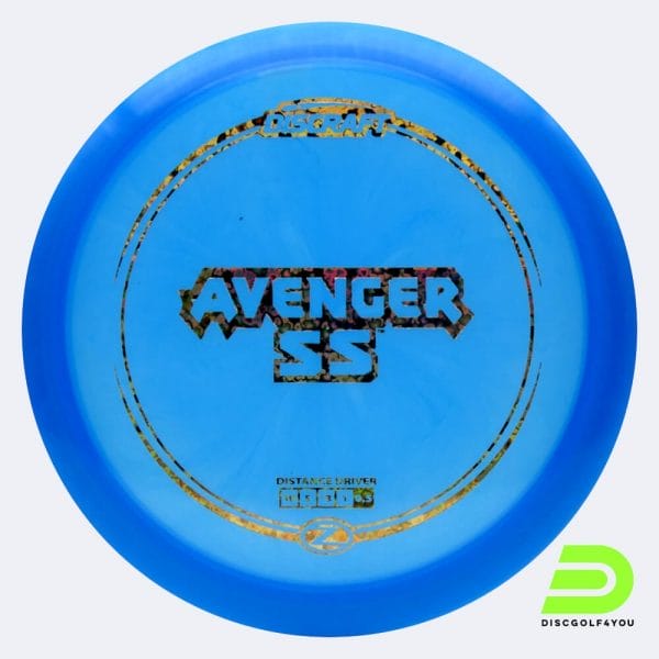 Discraft Avenger SS in blau, im Z-Line Kunststoff und ohne Spezialeffekt