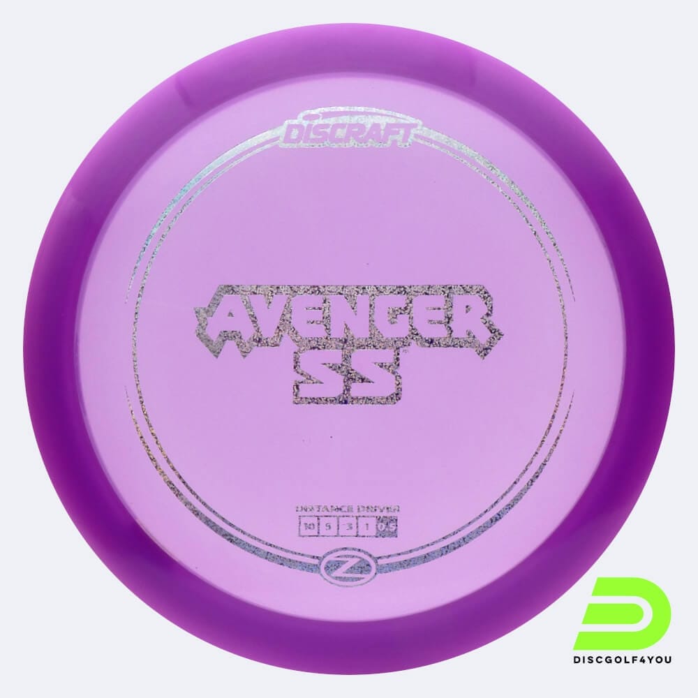 Discraft Avenger SS in purple, z-line plastic