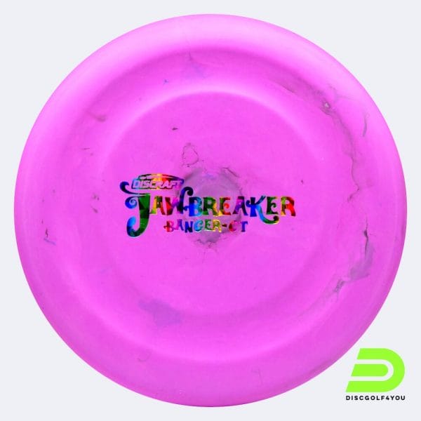 Discraft Banger GT in pink, jawbreaker plastic