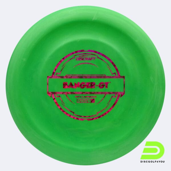 Discraft Banger GT in grün, im Putter Line Kunststoff und ohne Spezialeffekt