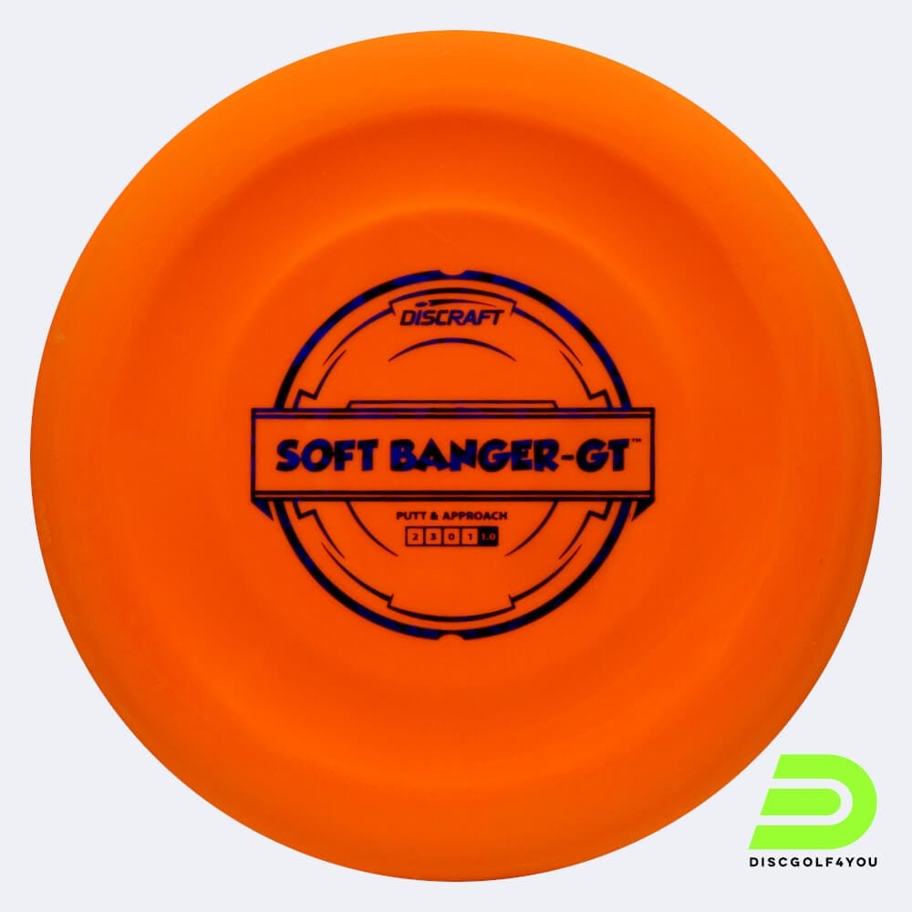 Discraft Banger GT in classic-orange, soft putter line plastic