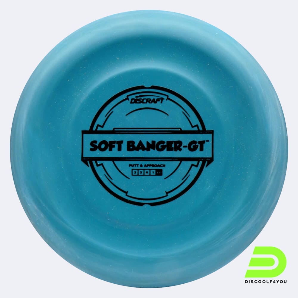 Discraft Banger GT in turquoise, soft putter line plastic