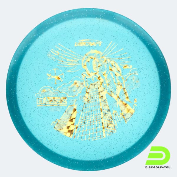 Discraft Buzzz 2023 Ledgestone Edition in turquoise, z sparkle glow plastic and glow effect