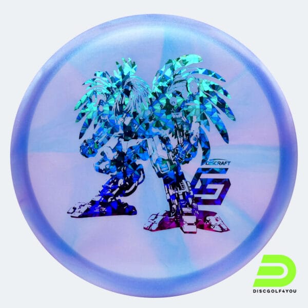 Discraft Buzzz Chris Dickerson 2024 Robot Chicken in blue, z swirl plastic