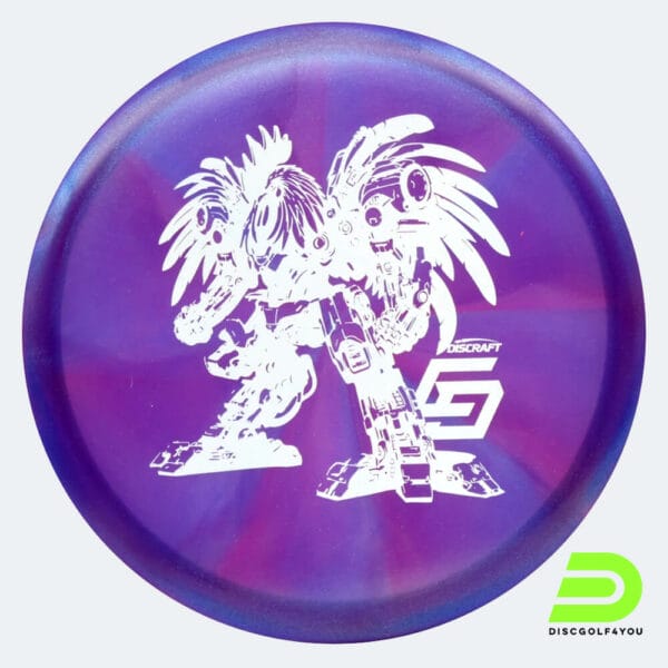 Discraft Buzzz Chris Dickerson 2024 Robot Chicken in purple, z swirl plastic