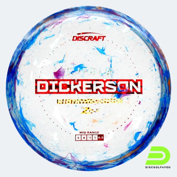 Discraft Buzzz - Chris Dickerson Tour Series in blue, jawbreaker z flx plastic