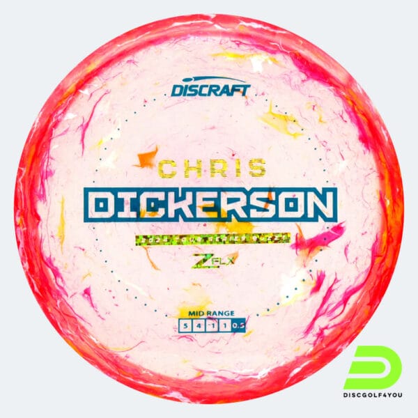 Discraft Buzzz - Chris Dickerson Tour Series in rosa, im Jawbreaker Z FLX Kunststoff und ohne Spezialeffekt