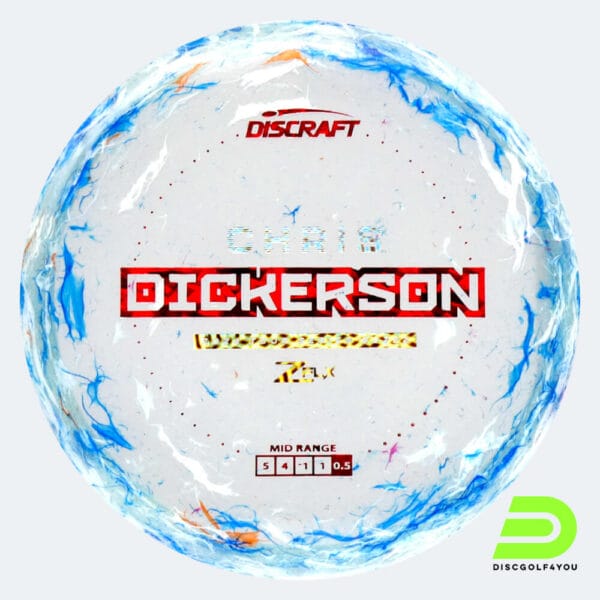 Discraft Buzzz - Chris Dickerson Tour Series in white, jawbreaker z flx plastic