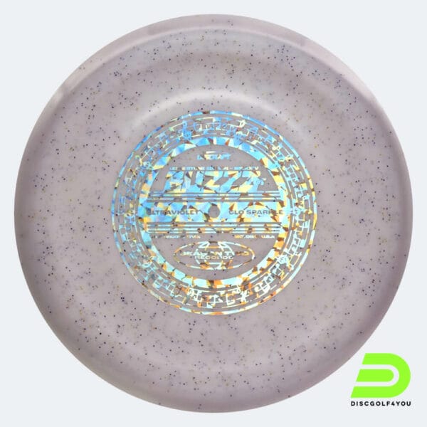 Discraft Buzzz GT Ledgestone Tour Series in grey, uv glo sparkle plastic and glow effect