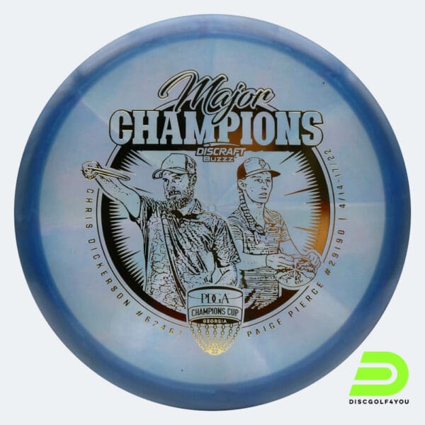 Discraft Buzzz - Limited Edition 2022 Champions Cup in blau, im Z-Line Kunststoff und ohne Spezialeffekt