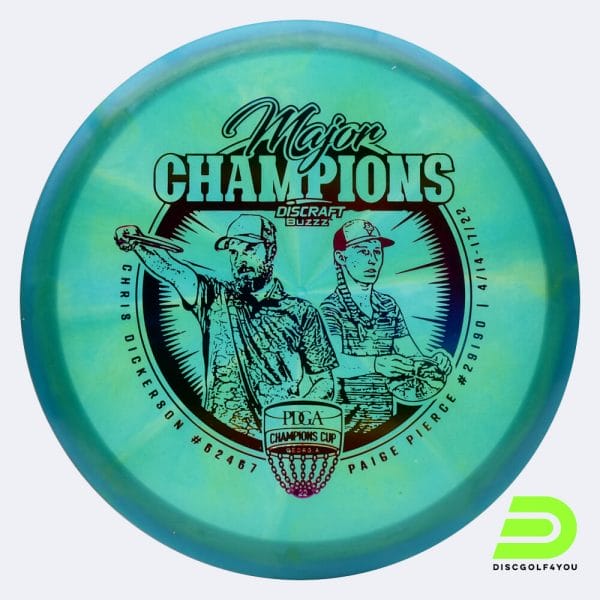 Discraft Buzzz - Limited Edition 2022 Champions Cup in turquoise, z-line plastic