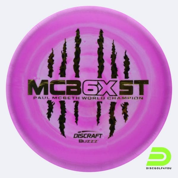 Discraft Buzzz - McBeth 6x Claw in rosa, im ESP Kunststoff und burst Spezialeffekt