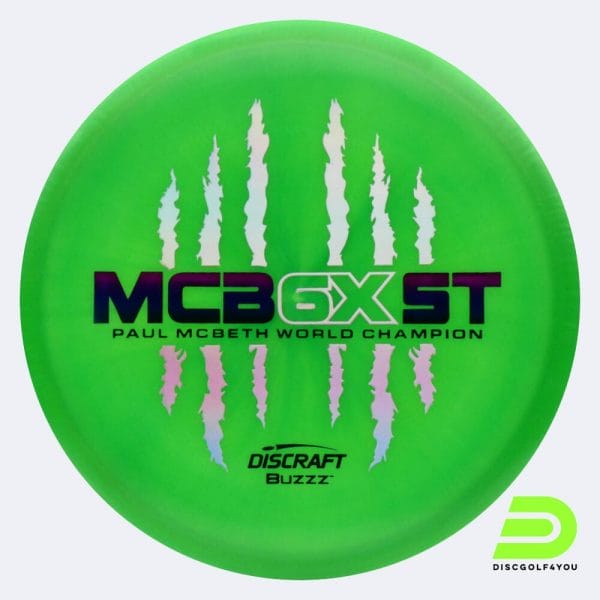 Discraft Buzzz - McBeth 6x Claw in hellgrün, im ESP Kunststoff und ohne Spezialeffekt