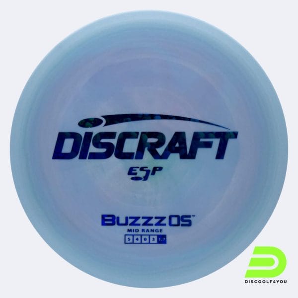 Discraft Buzzz OS in light-blue, esp plastic