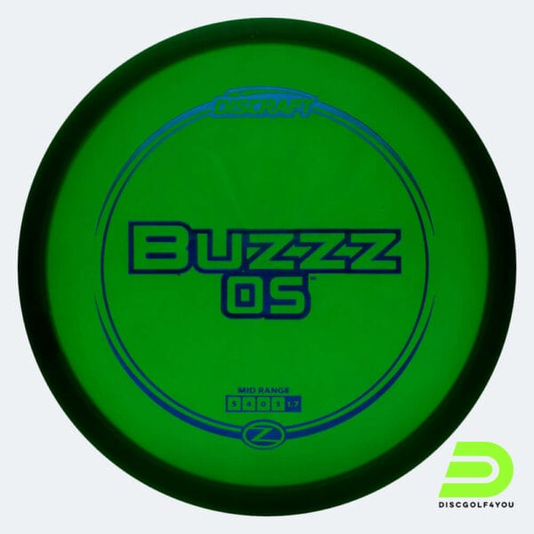 Discraft Buzzz OS in grün, im Z-Line Kunststoff und ohne Spezialeffekt
