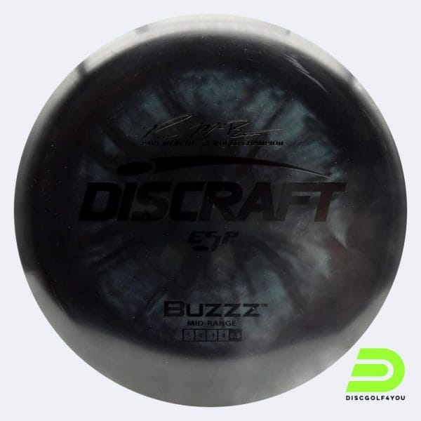 Discraft Buzzz - Paul McBeth Signature Series in grey, esp plastic and burst effect