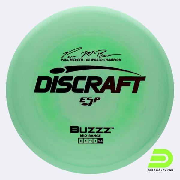 Discraft Buzzz - Paul McBeth Signature Series in light-green, esp plastic