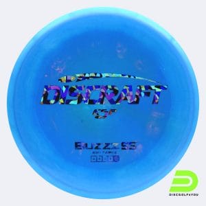 Discraft Buzzz SS in light-blue, esp plastic and burst effect