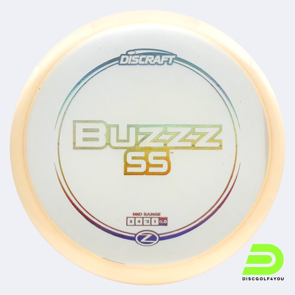 Discraft Buzzz SS in crystal-clear, z-line plastic