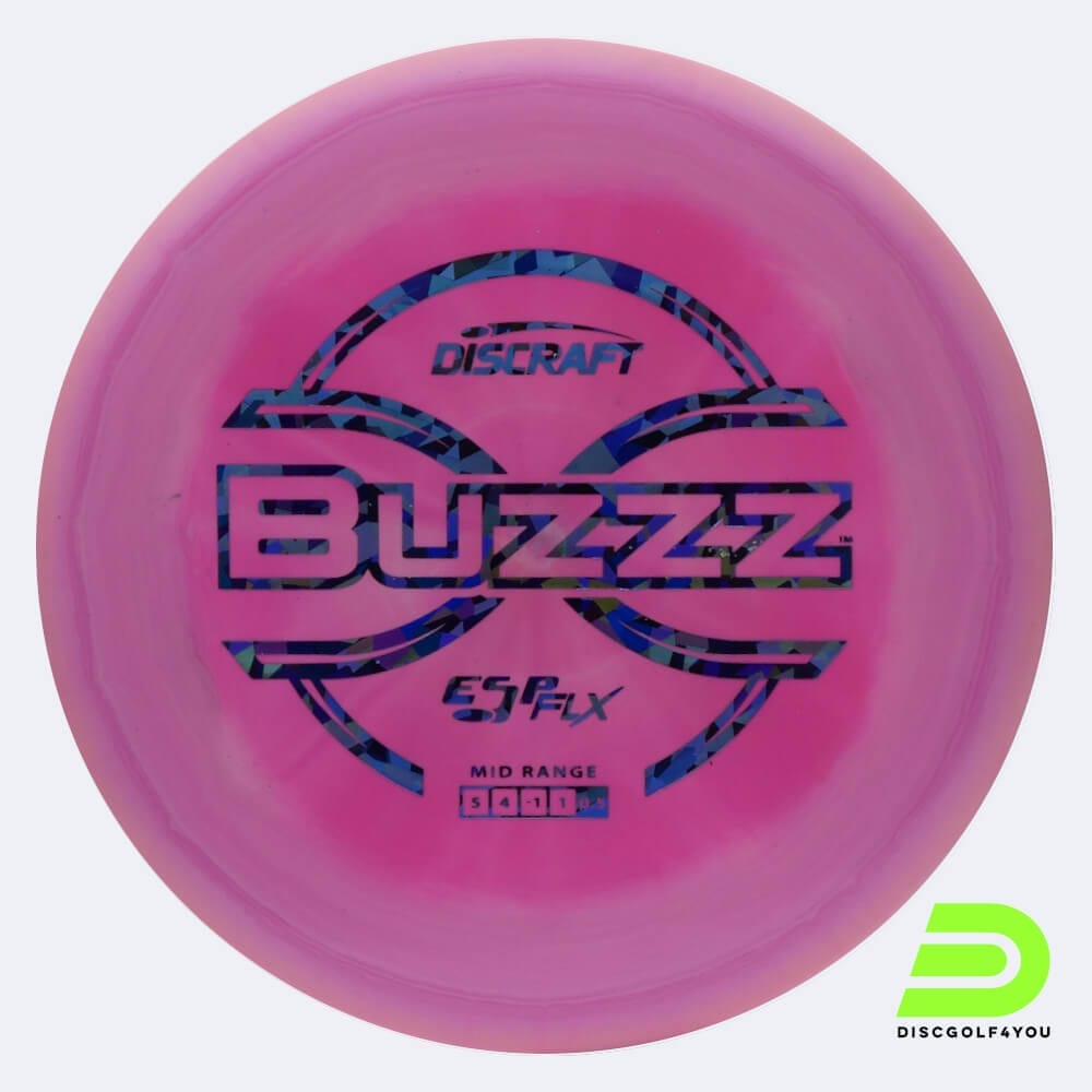 Discraft Buzzz in rosa, im ESP FLX Kunststoff und burst Spezialeffekt
