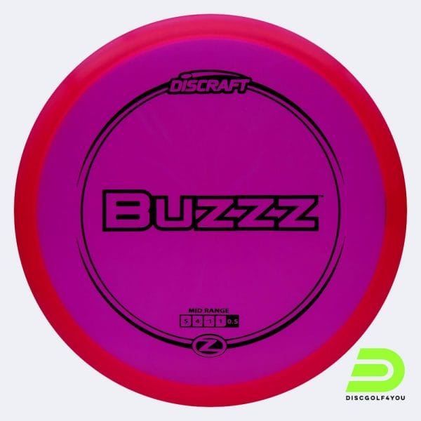 Discraft Buzzz in pink, z-line plastic