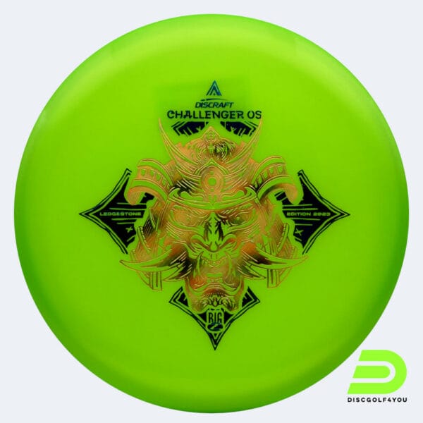 Discraft Challenger OS 2023 Ledgestone Edition in hellgrün, im Big Z Kunststoff und ohne Spezialeffekt