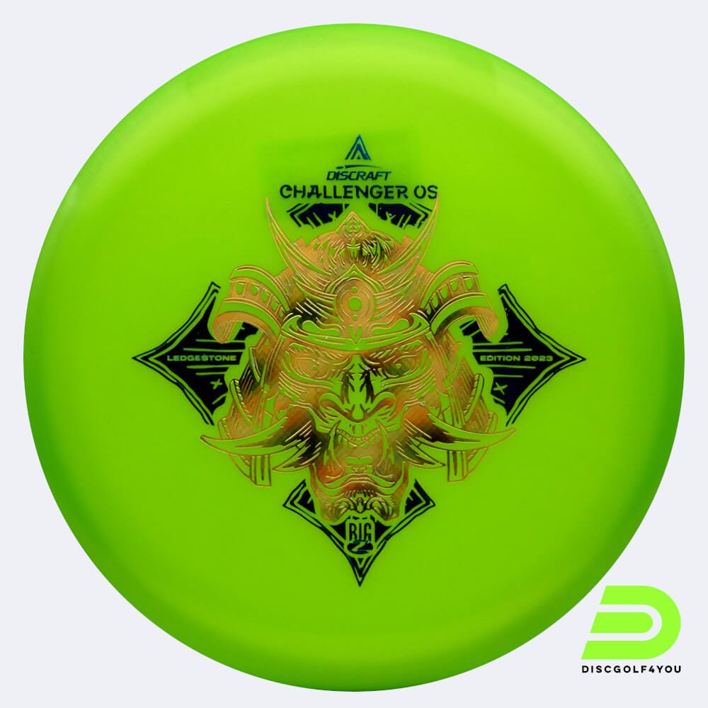Discraft Challenger OS 2023 Ledgestone Edition in light-green, big z plastic Discraft Challenger OS 2023 Ledgestone Edition in light-green, big z plastic