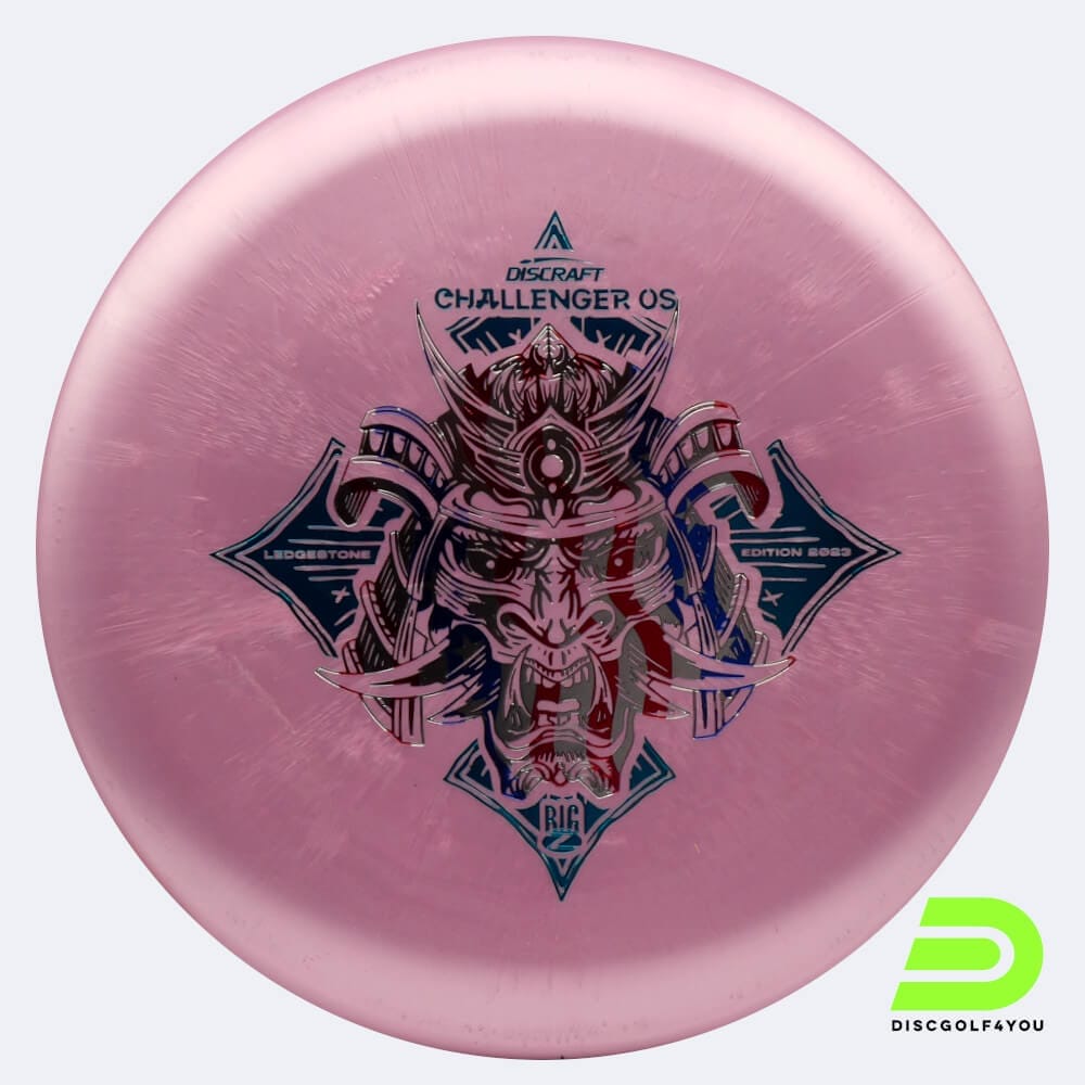 Discraft Challenger OS 2023 Ledgestone Edition in rosa, im Big Z Kunststoff und ohne Spezialeffekt
