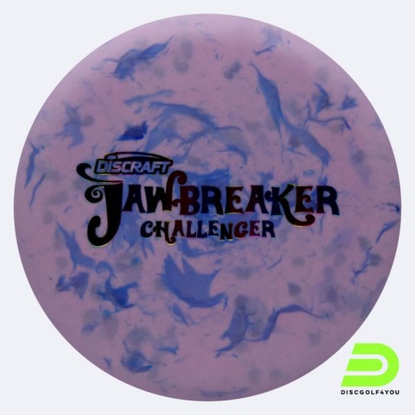 Discraft Challenger in pink, jawbreaker plastic and burst effect
