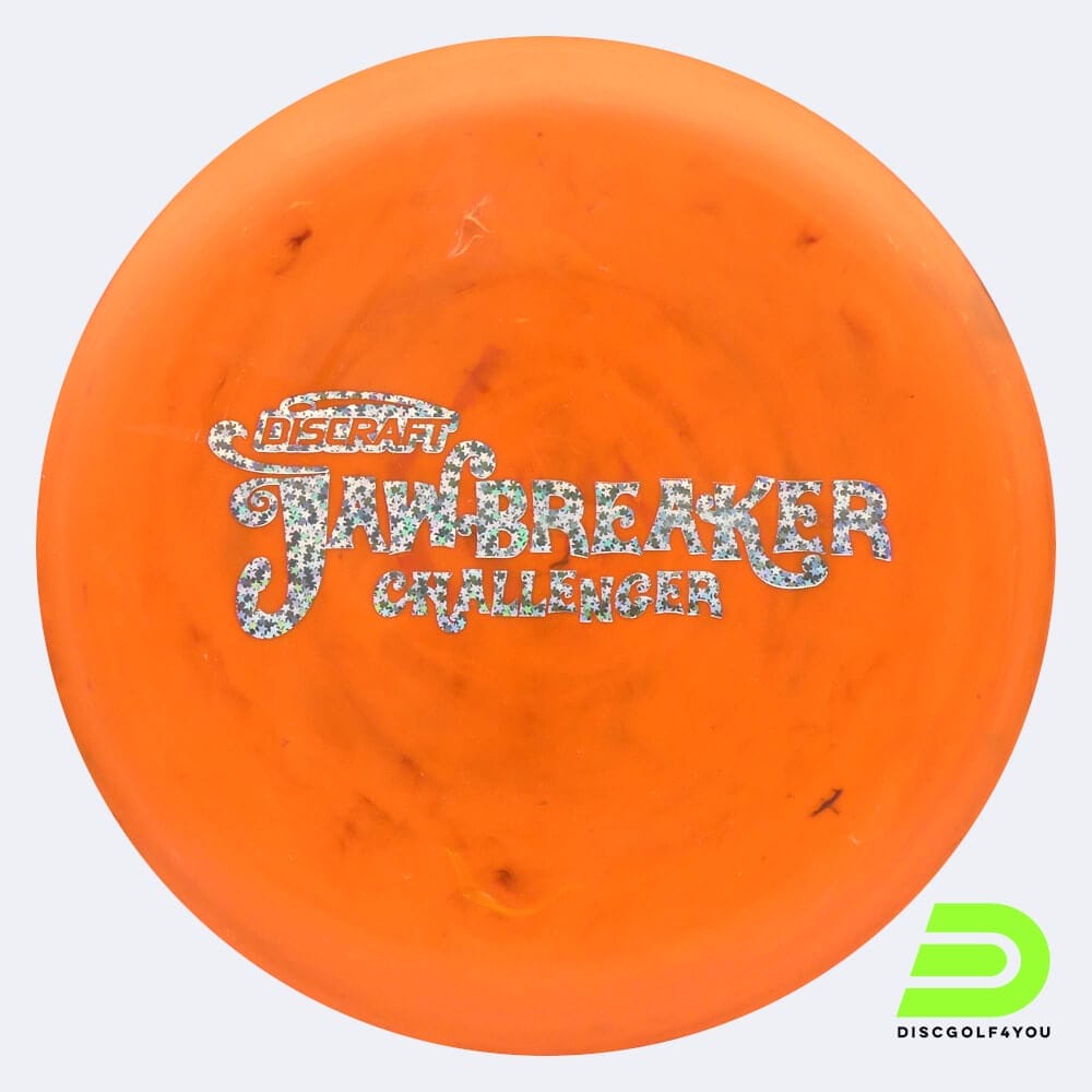 Discraft Challenger in classic-orange, jawbreaker plastic