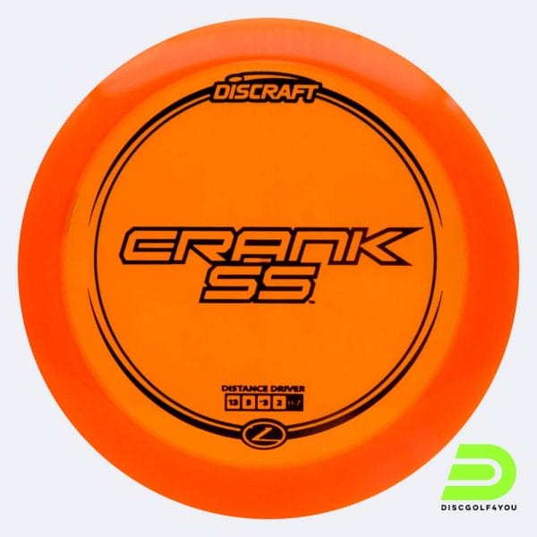 Discraft Crank SS in classic-orange, z-line plastic