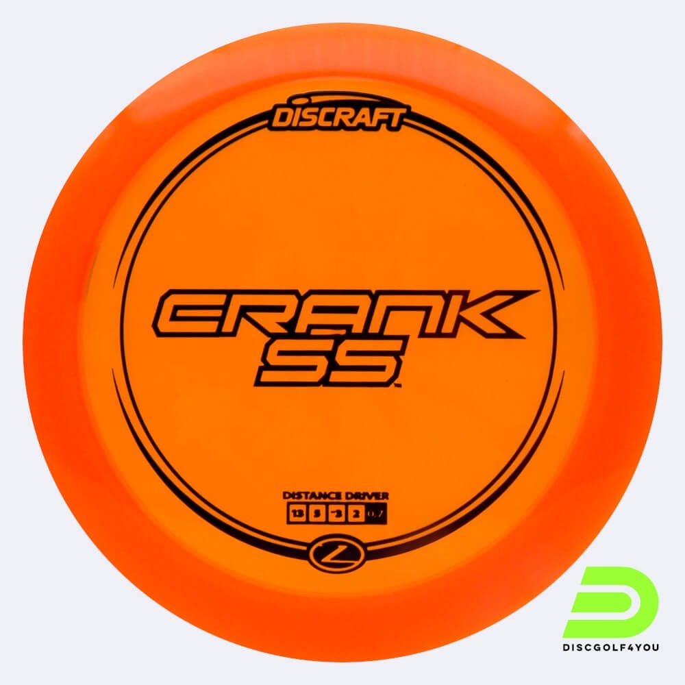 Discraft Crank SS in orange, im Z-Line Kunststoff und ohne Spezialeffekt