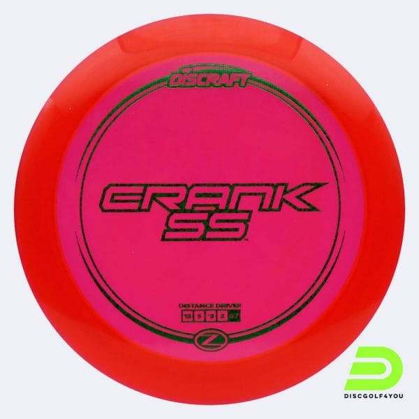 Discraft Crank SS in red, z-line plastic