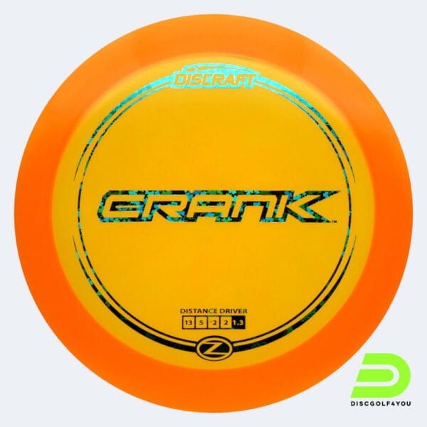 Discraft Crank in classic-orange, z-line plastic