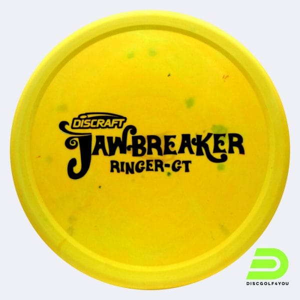 Discraft Ringer GT in gelb, im Jawbreaker Kunststoff und ohne Spezialeffekt