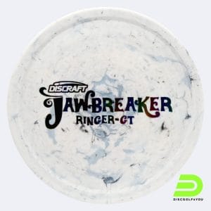 Discraft Ringer GT in white, jawbreaker plastic and burst effect
