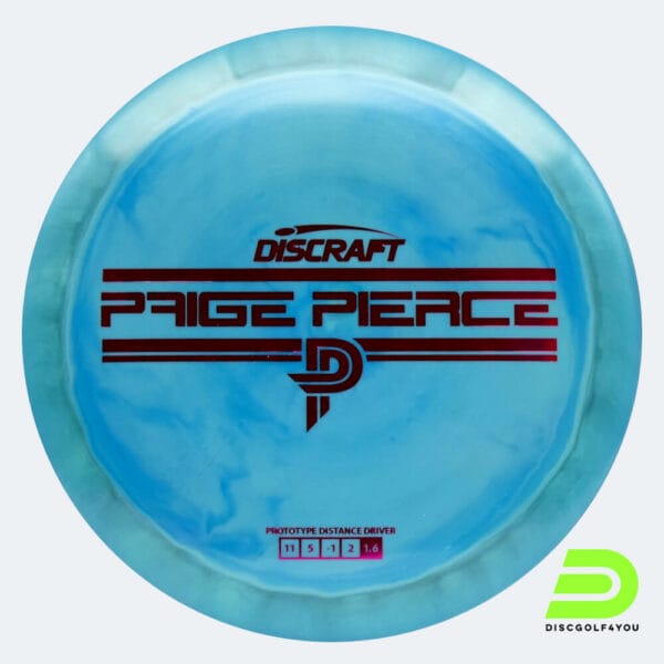 Discraft Drive in blue, esp plastic and prototype effect