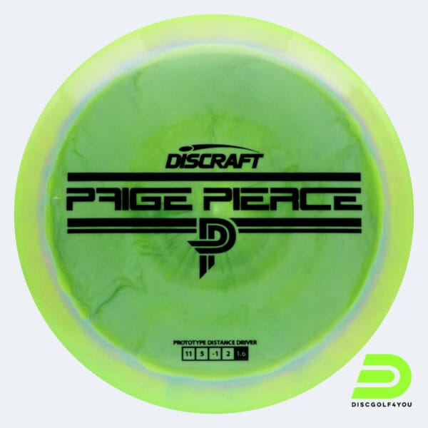 Discraft Drive in green, esp plastic and prototype effect